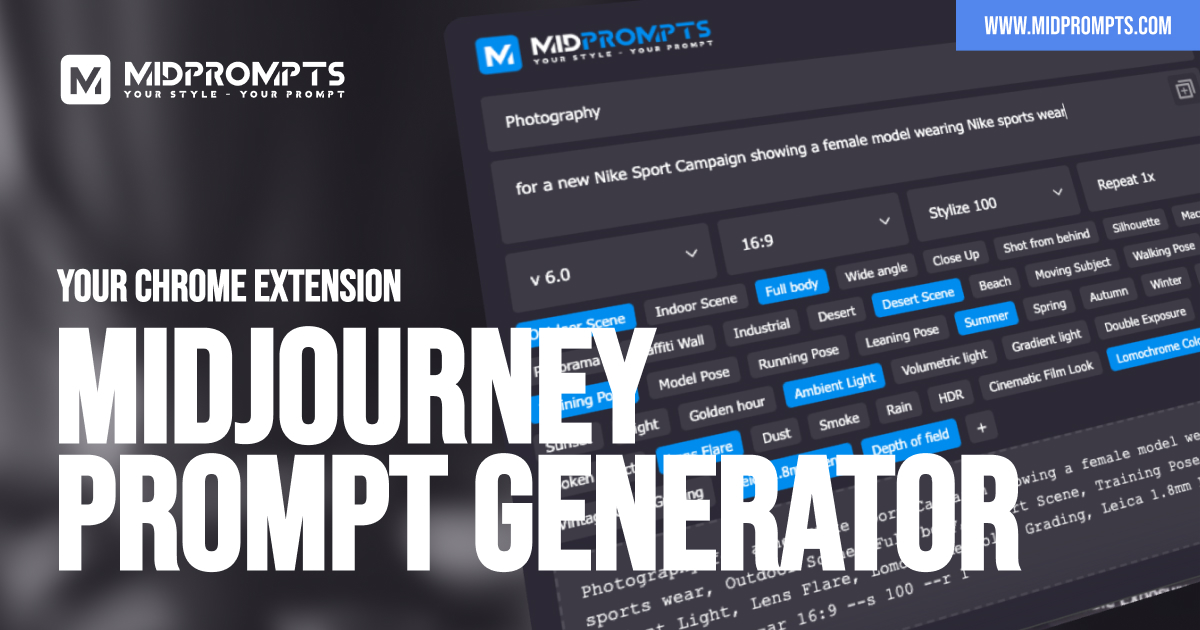 MidPrompts - Your Discord Midjourney Prompt Generator for Chro